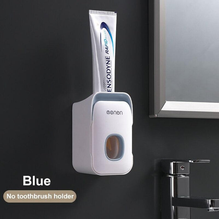 Magnetic Toothbrush and Toothpaste Holder - Clever Bathroom Organizer with Dustproof Design