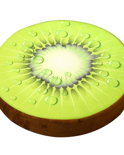 Fruity Fun Plush Cushion Set - Watermelon, Kiwi, Lemon Decorative Trio