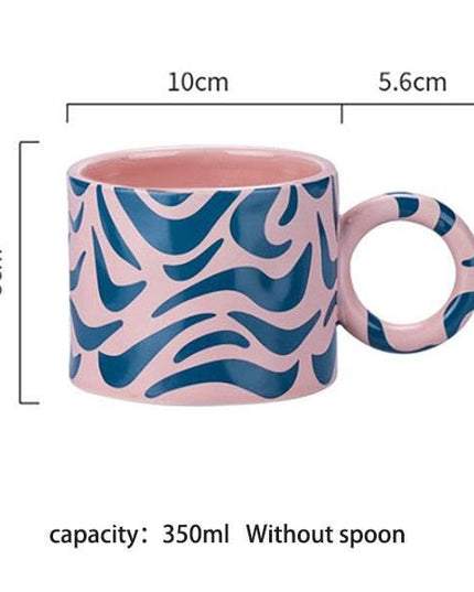 Whimsical Animal Ceramic Mug Set with Matching Spoon - Elevate Your Drinking Moments