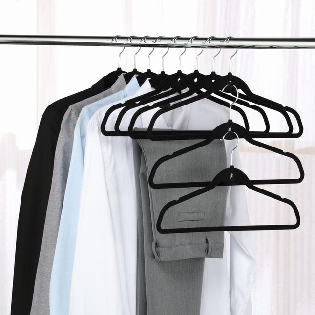 Transform Your Closet with 50 Premium Non-Slip Velvet Hangers