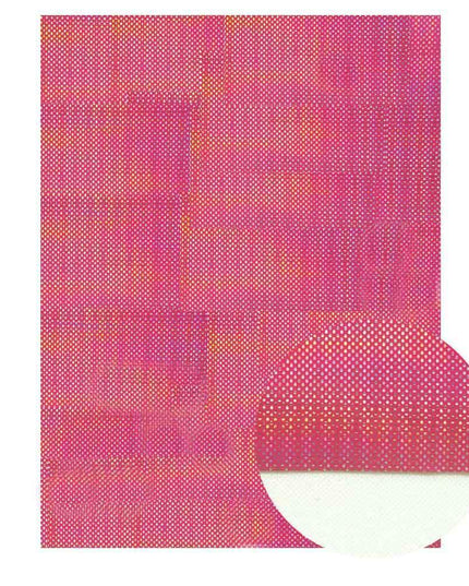 Shimmering Red Chunky Glitter Craft Fabric Sheets - A4 Size for DIY Projects