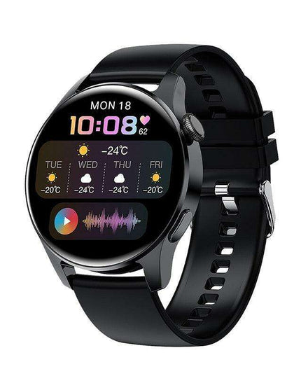 Sleek Waterproof Smartwatch with Touchscreen and Advanced Health Tracking Features