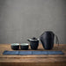 Exquisite Black Ceramic Teapot and Teacup Set