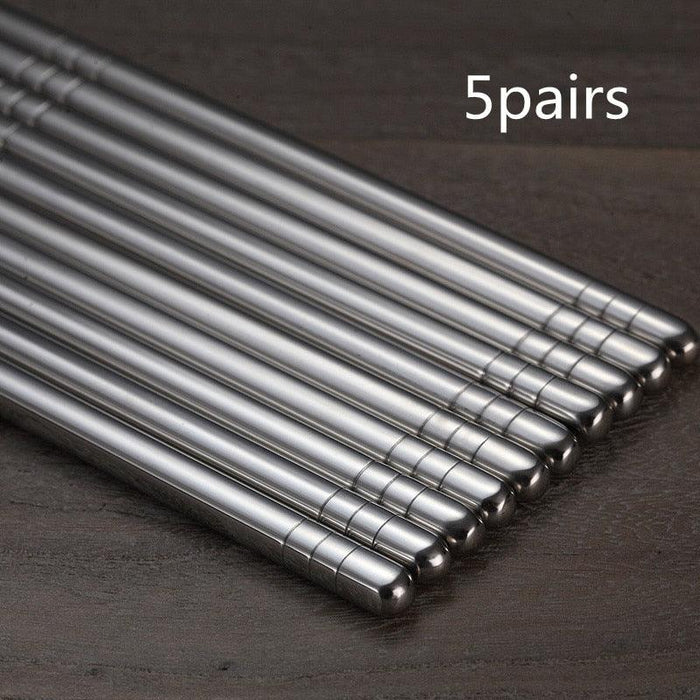 Enhance Your Sushi Dining Experience with Korean Stainless Steel Chopsticks