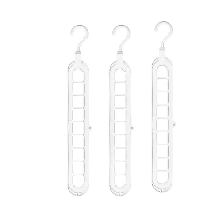 Chic Circular 9-Hole Plastic Closet Organizer