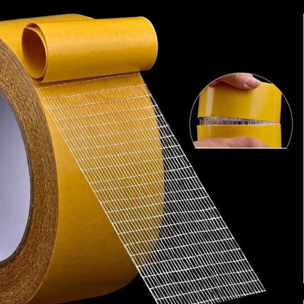 High-Strength Double-Sided Grid Fiber Adhesive Tape for Versatile Bonding