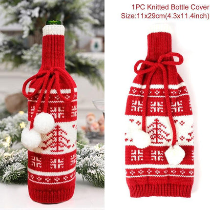 Holiday Cheer Wine Bottle Dress: Celebrate in Festive Elegance