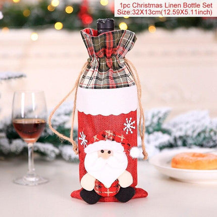 Holiday Cheer Wine Bottle Dress: Celebrate in Festive Elegance