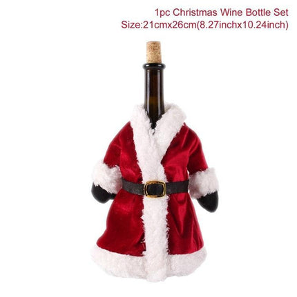 Holiday Cheer Wine Bottle Dress: Celebrate in Festive Elegance