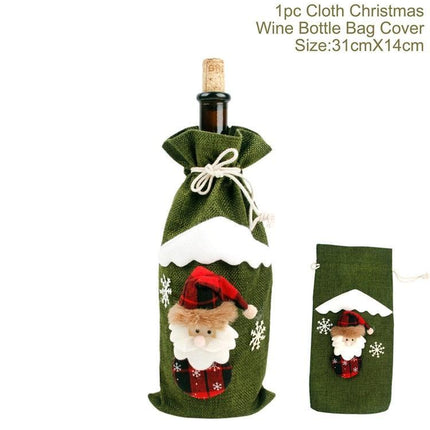 Holiday Cheer Wine Bottle Dress: Celebrate in Festive Elegance