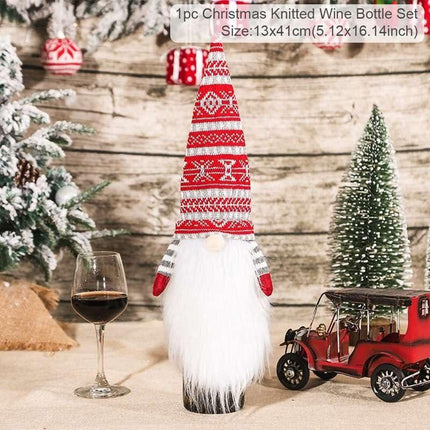 Holiday Cheer Wine Bottle Dress: Celebrate in Festive Elegance