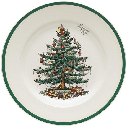 Holiday Spirit Ceramic Dinner Plates - Set of 4 - Très Elite