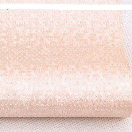 Honeycomb Embossed Faux Leather - Unleash Your Creative Potential with Luxurious Texture - Très Elite