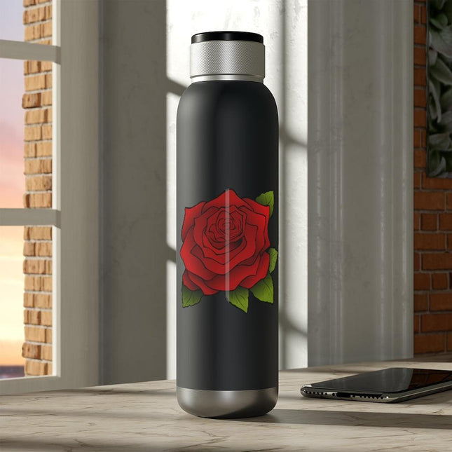 Hydrasound 22oz Copper Insulated Bottle with Integrated Bluetooth Speaker - Stay Hydrated and Jam Anywhere!