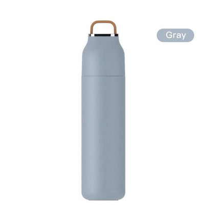 Hydration Companion: Sleek Stainless Steel Water Bottle for On-the-Go Refreshment