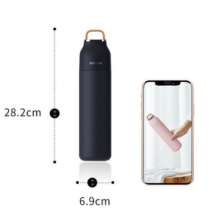 Hydration Companion: Sleek Stainless Steel Water Bottle for On-the-Go Refreshment