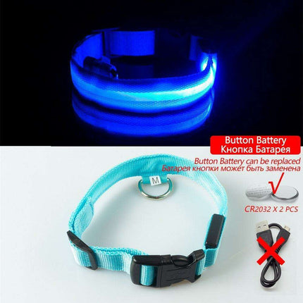 Illuminate & Protect: Rechargeable Waterproof LED Dog Collar for Enhanced Nighttime Safety