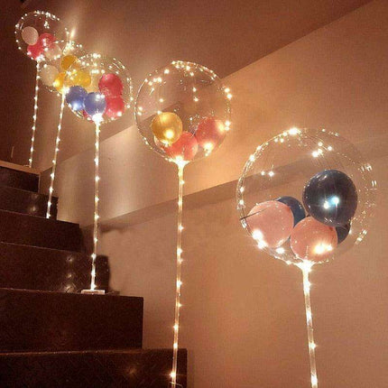 Illuminated Bobo Balloon Wonderland Display for Enchanting Celebrations - Très Elite