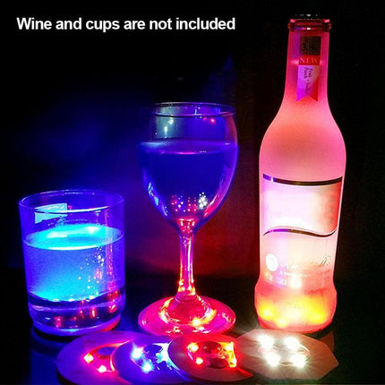 Illuminated Brain Specimen Coasters - Engaging Educational Drink Accessories - Très Elite