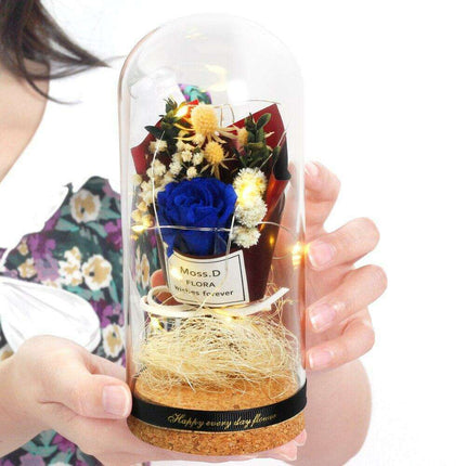 Illuminated Romance: The Enchanted LED Rose Dome - Très Elite