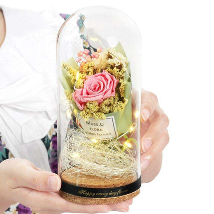 Illuminated Romance: The Enchanted LED Rose Dome - Très Elite