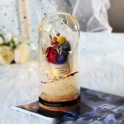 Illuminated Romance: The Enchanted LED Rose Dome - Très Elite