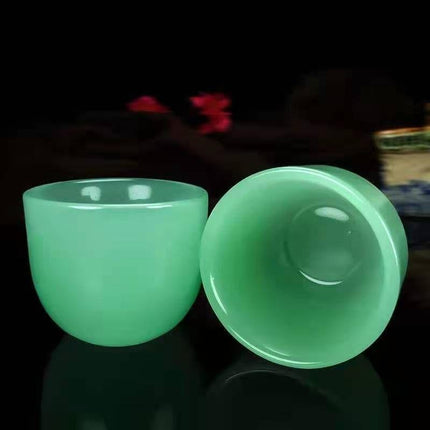 Indulge in Elegance: The Premium Jade Kung Fu Tea Cup Collection - Très Elite