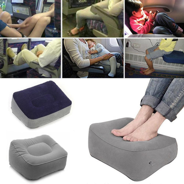 Inflatable Comfort Pillow for Feet - Perfect for Home & Travel Relaxation