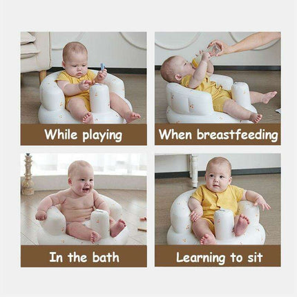 Inflatable Learning Chair for Infants and Toddlers - Perfect Dining and Training Solution..