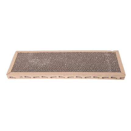 Interactive Cat Scratch Pad with Mouse/Fish Design and Cozy Bed Feature - Très Elite