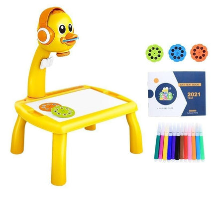 Interactive LED Art Projector Drawing Station for Kids - Ignite Imagination and Learning - Très Elite