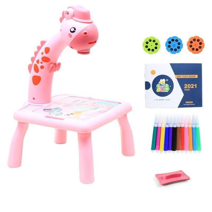 Interactive LED Art Projector Drawing Station for Kids - Ignite Imagination and Learning - Très Elite