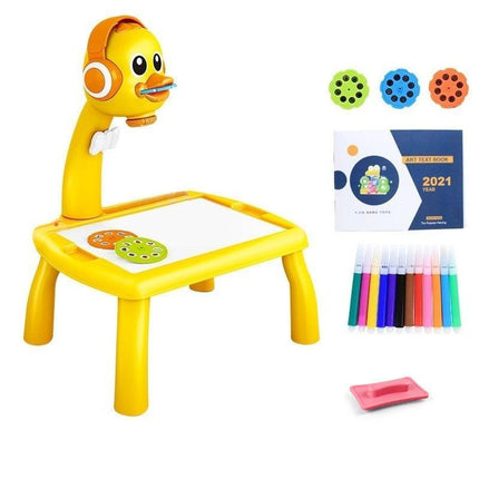 Interactive LED Art Projector Drawing Station for Kids - Ignite Imagination and Learning - Très Elite