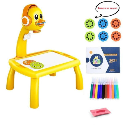 Interactive LED Art Projector Drawing Station for Kids - Ignite Imagination and Learning - Très Elite