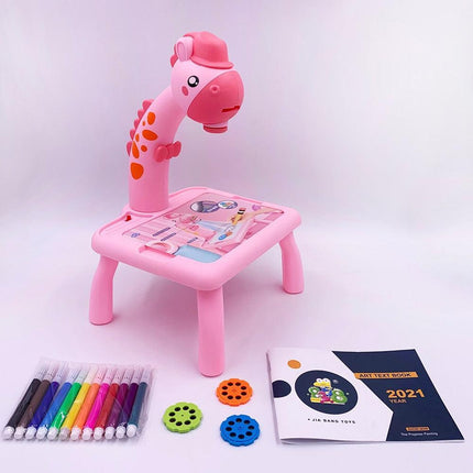 Interactive LED Art Projector Drawing Station for Kids - Ignite Imagination and Learning - Très Elite