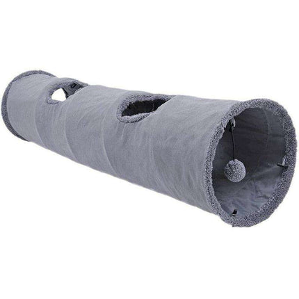 Interactive Peekaboo Pet Tunnel with Fun Ball - Engaging Playtime Adventure for Your Furry Companions - Très Elite
