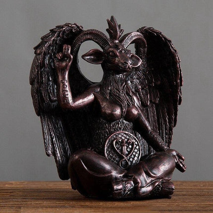 Intricately Designed Baphomet Demon Statue for Unique Home Decor - Très Elite