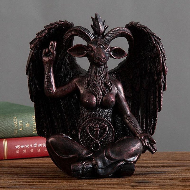 Intricately Designed Baphomet Demon Statue for Unique Home Decor