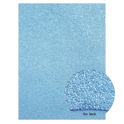 Iridescent Blue Snake Glitter Fabric for Creative Crafting - Très Elite
