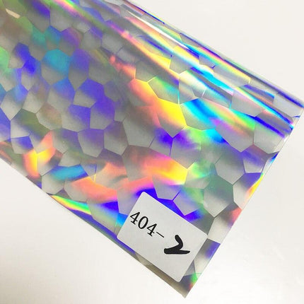 Iridescent Football Pattern PVC Jelly Vinyl Fabric - Ideal for Creative Projects - Très Elite