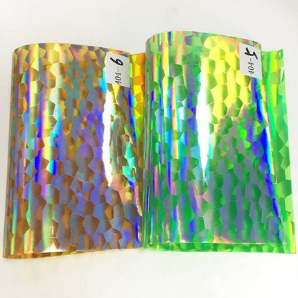 Iridescent Football Pattern PVC Jelly Vinyl Fabric - Ideal for Creative Projects - Très Elite