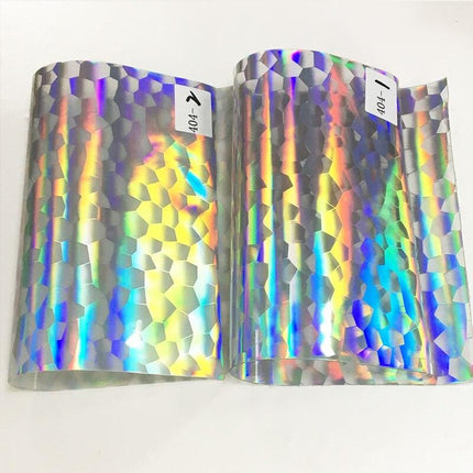 Iridescent Football Pattern PVC Jelly Vinyl Fabric - Ideal for Creative Projects - Très Elite