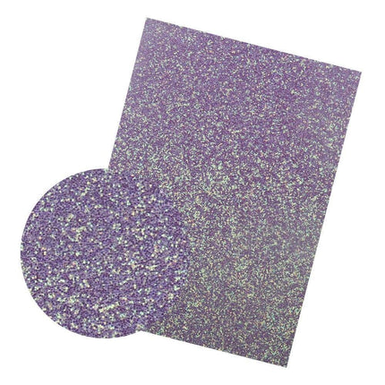 Iridescent Rainbow Glitter Faux Leather Sheets for Elegant DIY Masterpieces - Très Elite