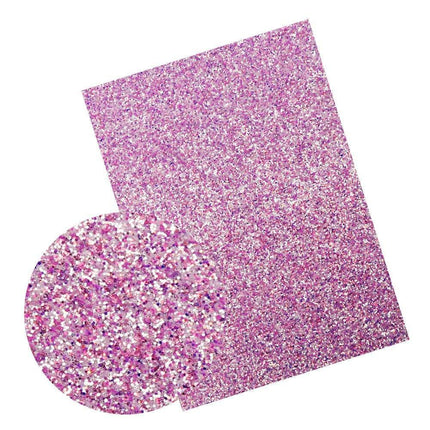 Iridescent Rainbow Glitter Faux Leather Sheets for Elegant DIY Masterpieces - Très Elite