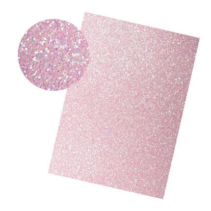 Iridescent Rainbow Glitter Faux Leather Sheets for Elegant DIY Masterpieces - Très Elite