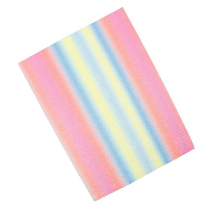 Iridescent Rainbow Glitter Faux Leather Sheets for Elegant DIY Masterpieces - Très Elite