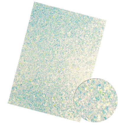 Iridescent Rainbow Glitter Vinyl Crafting Roll - Creative Shimmer Kit - Très Elite