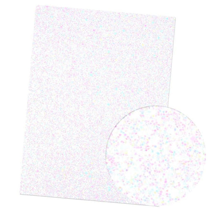 Iridescent Rainbow Glitter Vinyl Crafting Roll - Creative Shimmer Kit - Très Elite