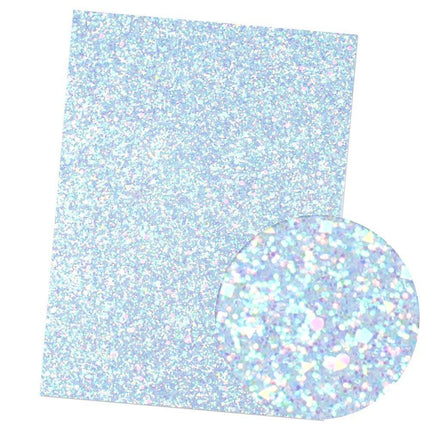 Iridescent Rainbow Glitter Vinyl Crafting Roll - Creative Shimmer Kit - Très Elite