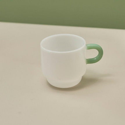 Jade Elegance: Retro Nordic Glass Mug Collection - Très Elite